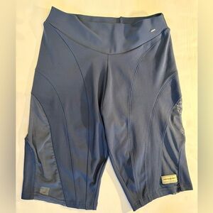 The Giving Movement Women's Blue Bike Shorts with side mesh Size: L